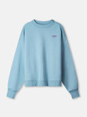 Licht blauwe sweater met opdruk