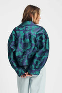 Gebloemd jasje floral jacquard