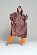 Regenponcho breton blue