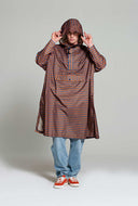 Regenponcho breton blue