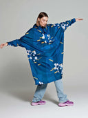 Regenponcho japanese blossom