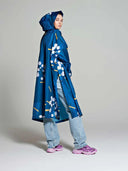 Regenponcho japanese blossom
