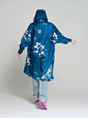 Regenponcho japanese blossom