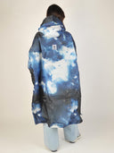 Donkerblauwe regenponcho starry night