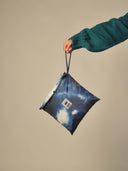 Donkerblauwe regenponcho starry night