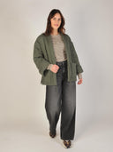 Beige gestreepte longsleeve caleb