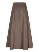 Donkerbruine maxi rok ilyssa