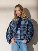 Geruite bomber jacket cidore