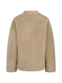 Licht bruine teddy jacket celio