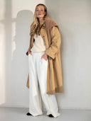 Trenchcoat ciro long-waxed coat