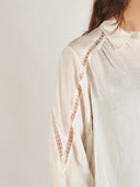 Blouse met ajour details