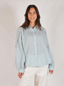 Blouse met ajour details