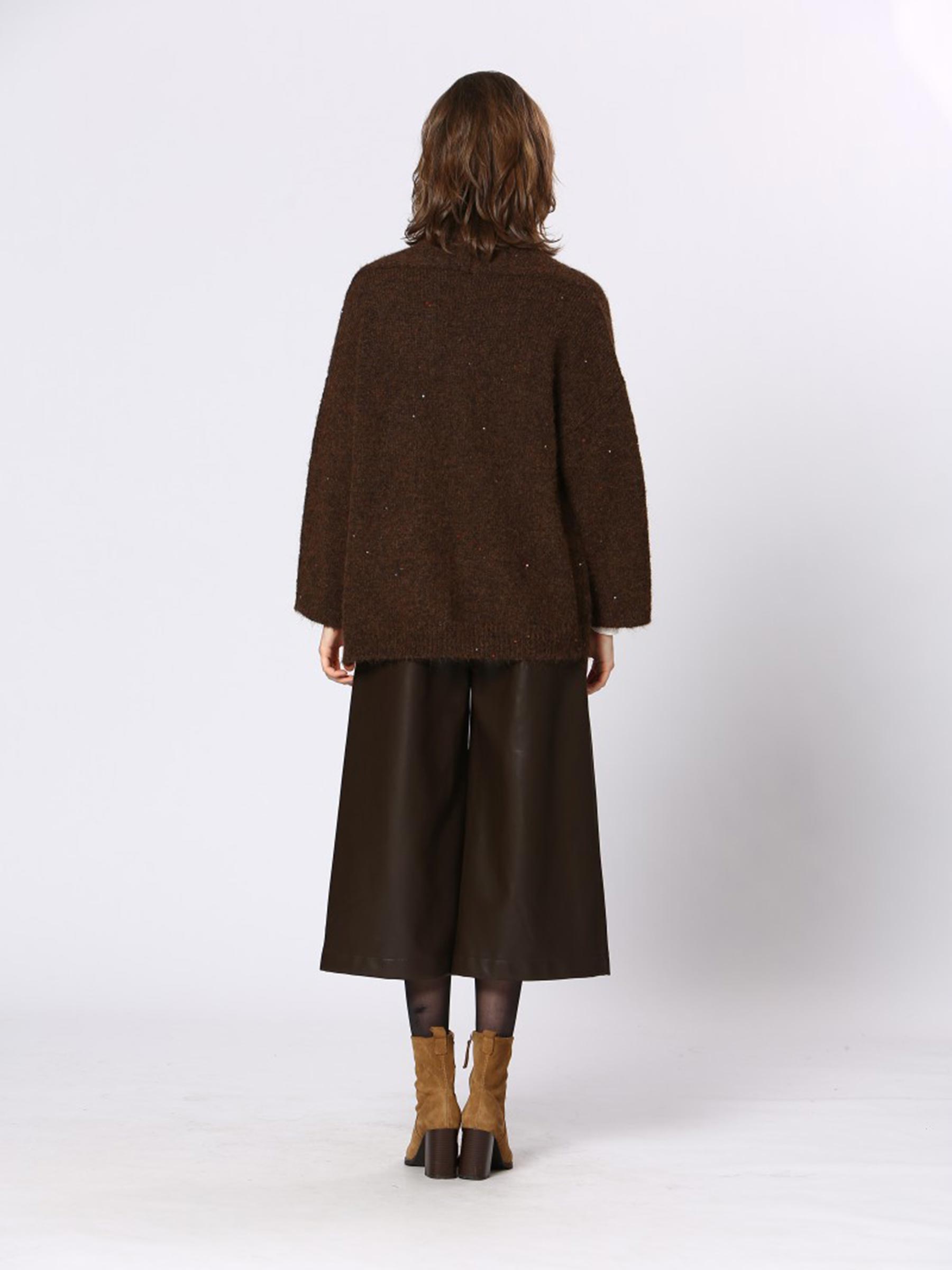 Bruin lange mouwen vest – Tally-Ho - Main Image