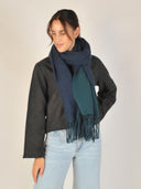 Lange sjaal met franjes