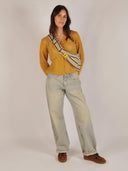 Gebreid vest met ajour details