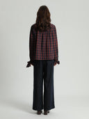 Rood geruite check blouse tito