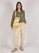 Gebreid vest met ajour details
