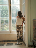 Mouwloze top met ruches