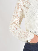 Gebreid vest met ajour details