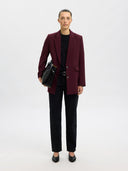 Bordeaux blazer rita
