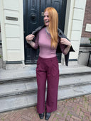 Bordeaux pantalon fedora