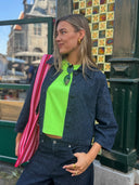 Denim blouse jacket hanny