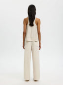 Mouwloze linnenmix top luisa