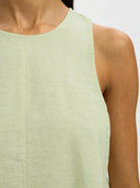 Mouwloze linnenmix top luisa