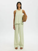 Mouwloze linnenmix top luisa