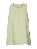 Mouwloze linnenmix top luisa