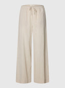 Wide leg linnenmix broek luisa