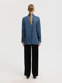 Blauwe blouse jolly