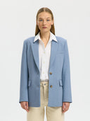 Lichtblauwe blazer rita