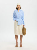 HELGA REGULAR LS TIE SHIRT B