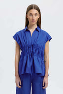 Blauwe top ally sl tie top