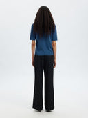 Top met glitters lura 2/4 knit o-neck