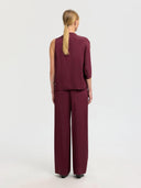 Bordeaux one shoulder top laurina