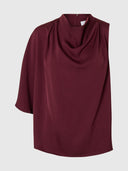 Bordeaux one shoulder top laurina