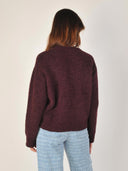 Bordeaux alpacablend trui sia ras ls knit o-neck