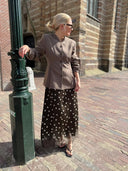 Bruine getailleerde blazer louise