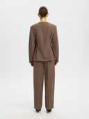 Bruine getailleerde blazer louise