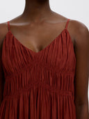 Bruine maxi jurk jackie