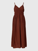 Bruine maxi jurk jackie