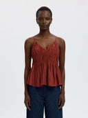 Spaghettiband top jackie strap top