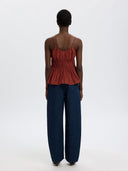 Spaghettiband top jackie strap top