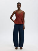 Spaghettiband top jackie strap top