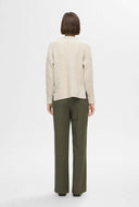 creme trui selma ls knit