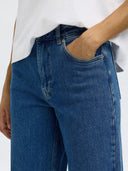 Donkerblauwe wide leg jeans bea-kori