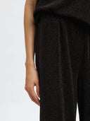 Donkerbruine glitter broek anja hw relaxed pants