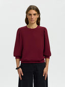 Losvallende sweat top tenny